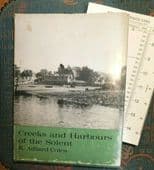 Creeks and Harbours of the Solent 1963 book Adlard Coles navigation sailing boat